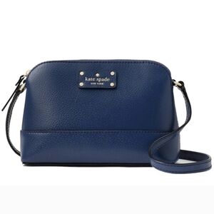 Kate Spade ♠️ Blue Wellesley Hanna Crossbody Bag + Bag Charm